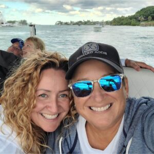 Wendy & Captain Peggy, co-owners of Blue Bliss Charters
